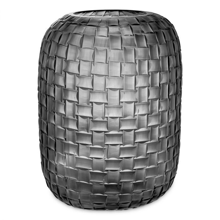 "Intreccio Grigio Alto" Decorative Vase