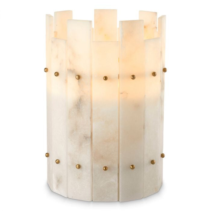 "Corona" Alabaster Wall Light