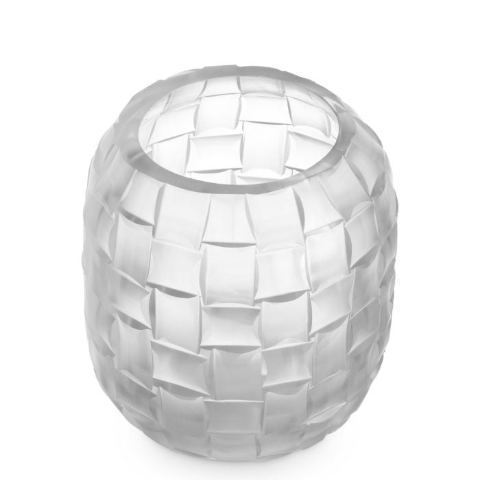 "Intreccio Bianco" Decorative Vase