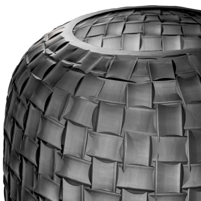 "Intreccio Grigio Alto" Decorative Vase
