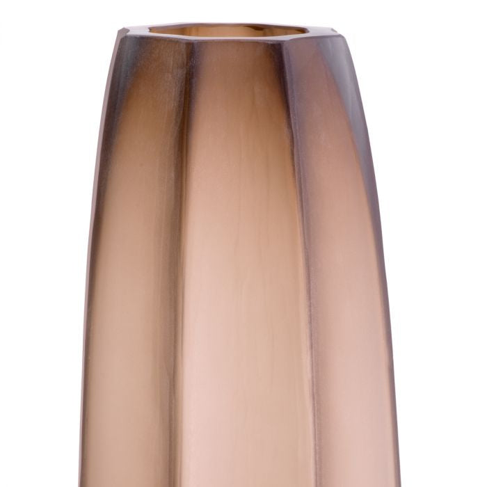 "Ambra Faceta" Decorative Vase