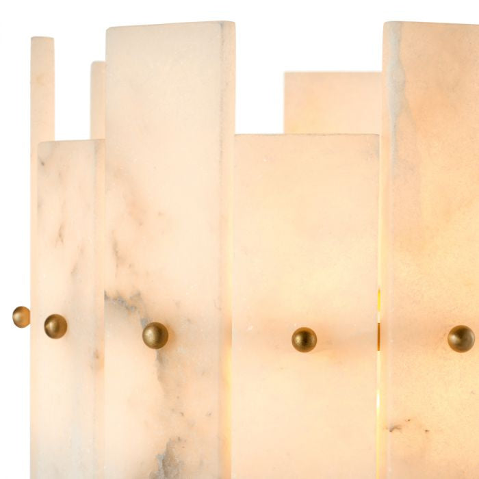 "Corona" Alabaster Wall Light