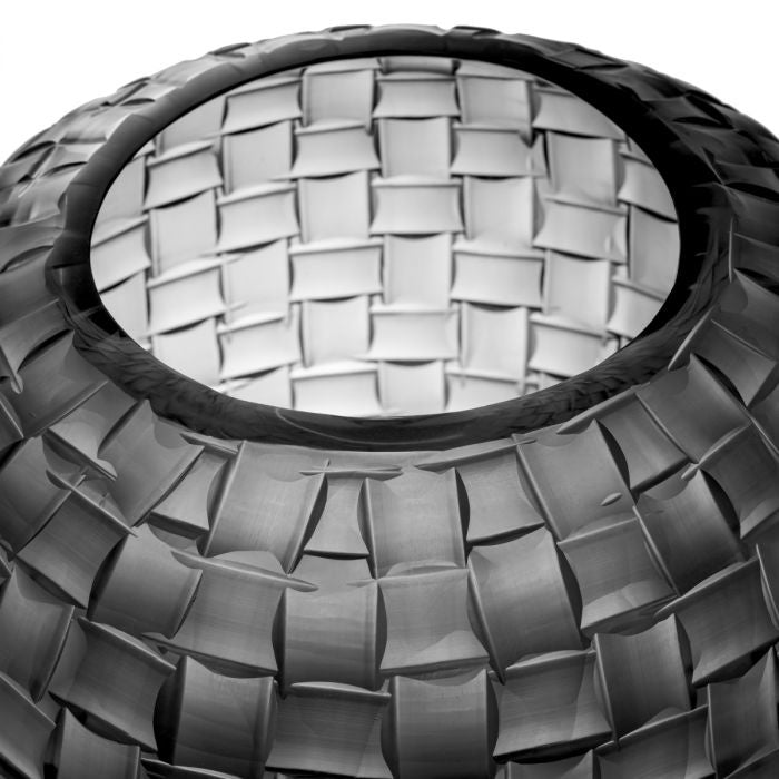 "Intreccio Grigio Alto" Decorative Vase