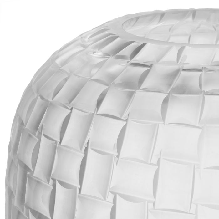 "Intreccio Bianco Alto" Decorative Vase