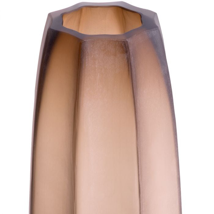 "Ambra Faceta" Decorative Vase